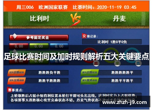 足球比赛时间及加时规则解析五大关键要点